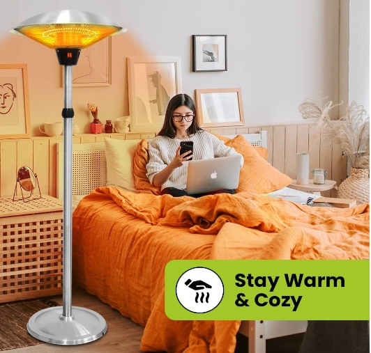 Fake flame heater